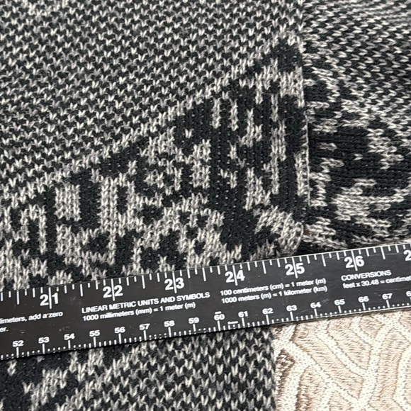 (P1) Expressions Men's Limited Edition 90s Leather Detail Sweater, Size L - Picture 8 of 11